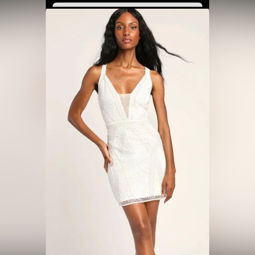 NWT Lulus White Dress